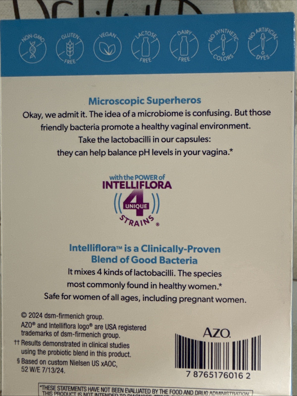 AZO Complete Feminine Balance Probiotic Capsules – 30 Pieces Exp 10/27
