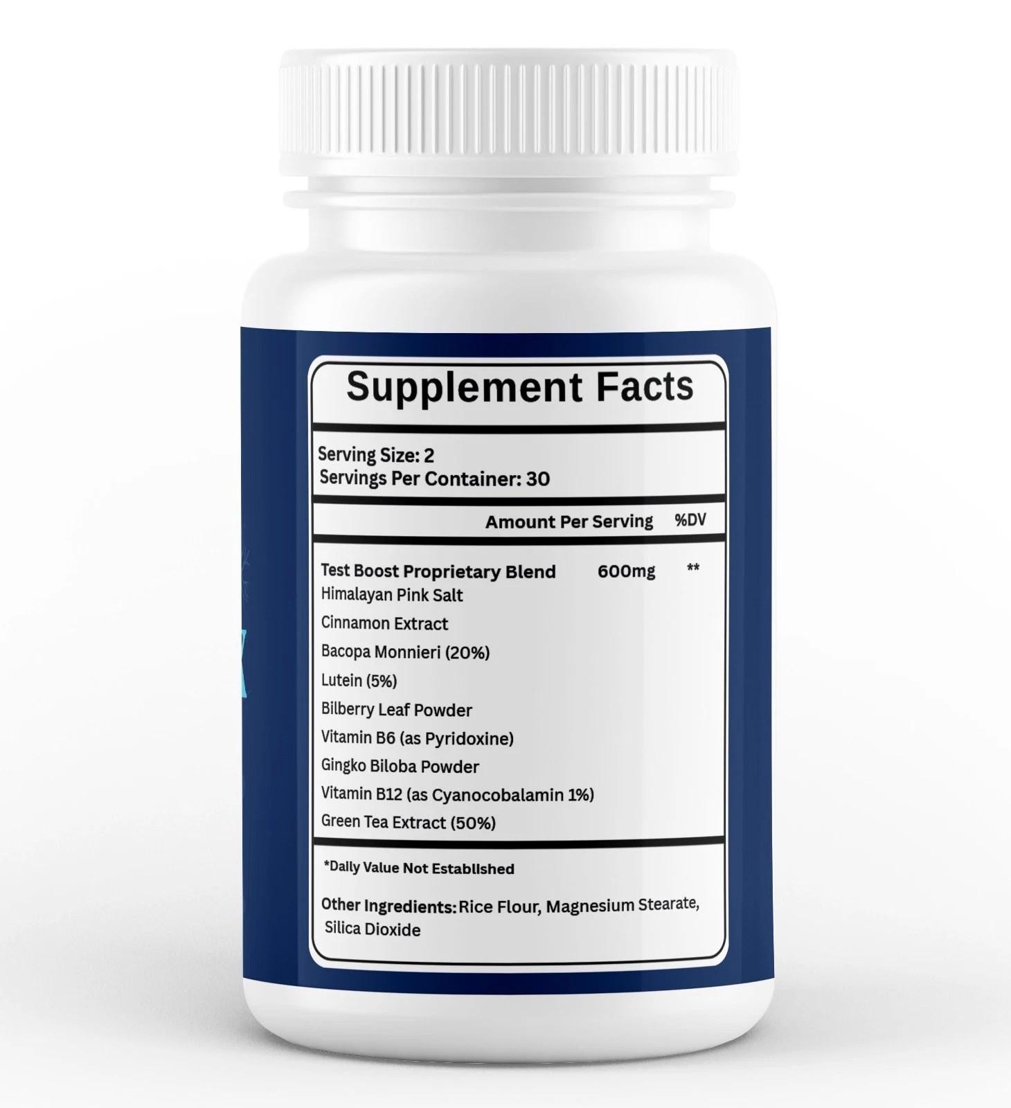 (3 Pack) BrainVex Nootropic All Natural Brain Supplement Brain Vex 60 Capsules