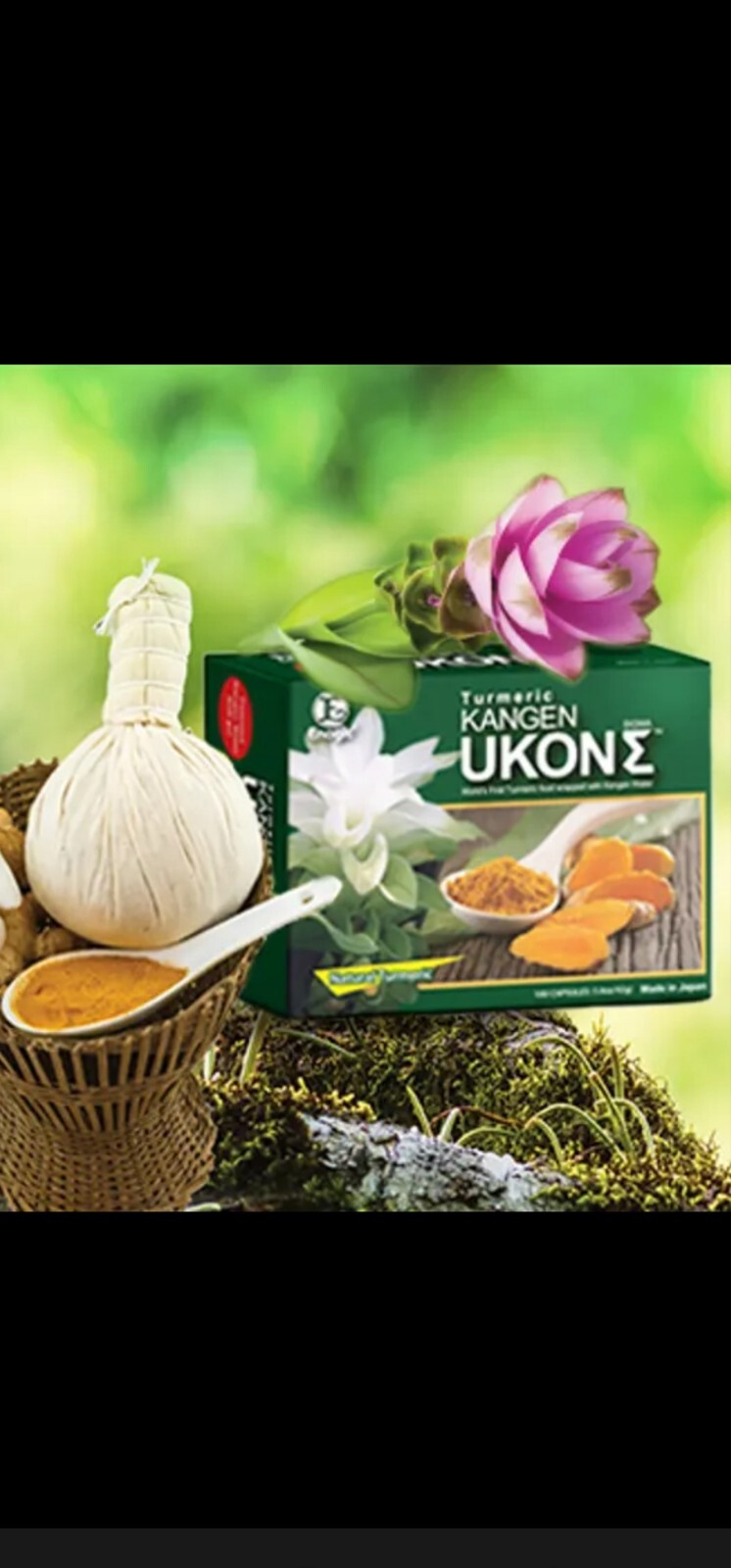 Enagic Turmeric Kangen Ukon Organic Multivitamins Vegeterian Capsules –