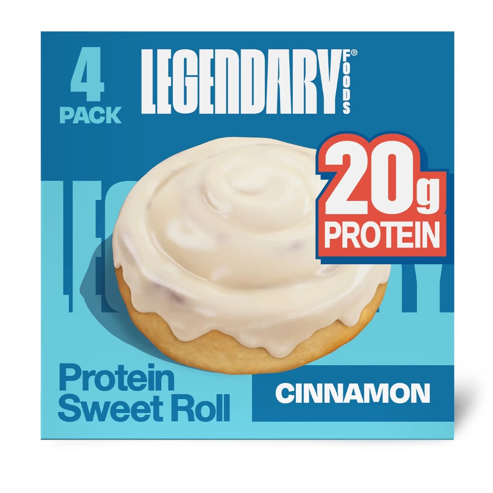 Legendary Foods Protein Sweet Roll – Cinnamon 4 pack