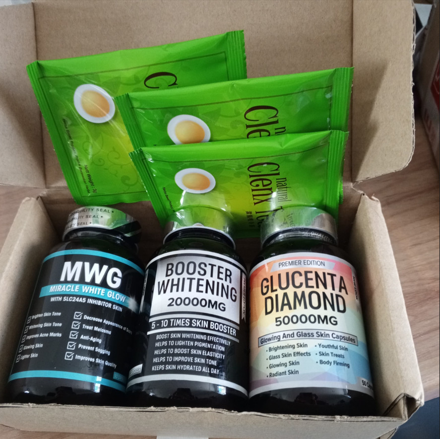 Premier Edition 1x Glucenta Diamond + 1x Booster Whitening + 1xMWG + 3 Detox tea