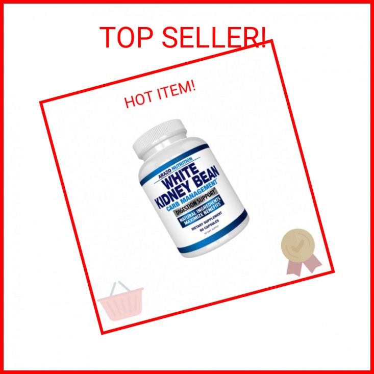 Arazo Nutrition White Kidney Bean Extract – 100% Pure Carb Blocker and Fat Absor