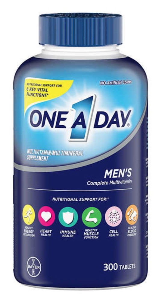 One A Day Men’s 300 Multivitamin Tablets EXP 03/24+
