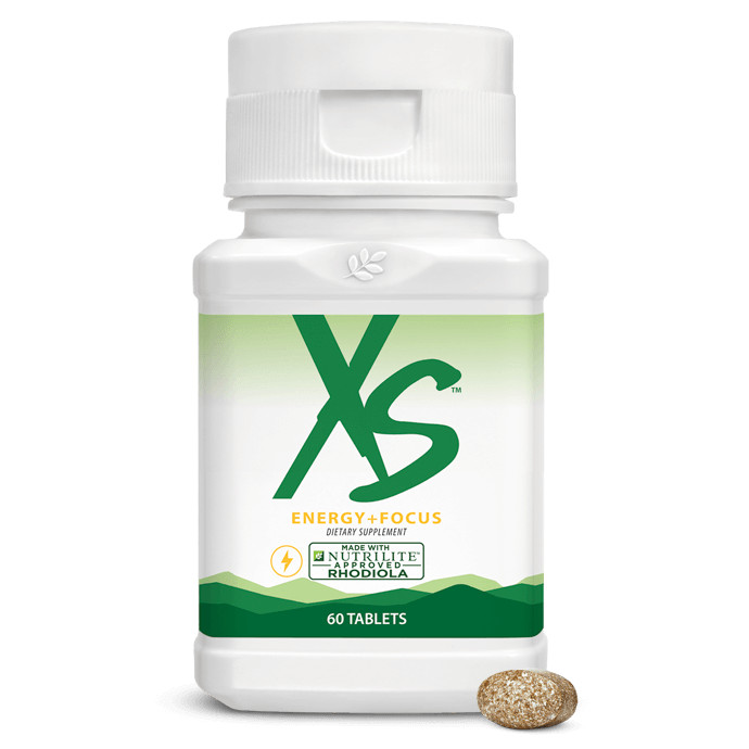 AMWAY-Nutrilite XS RHODIOLA Extra Energy + Focus- 60 Tablets EXP:09/2026