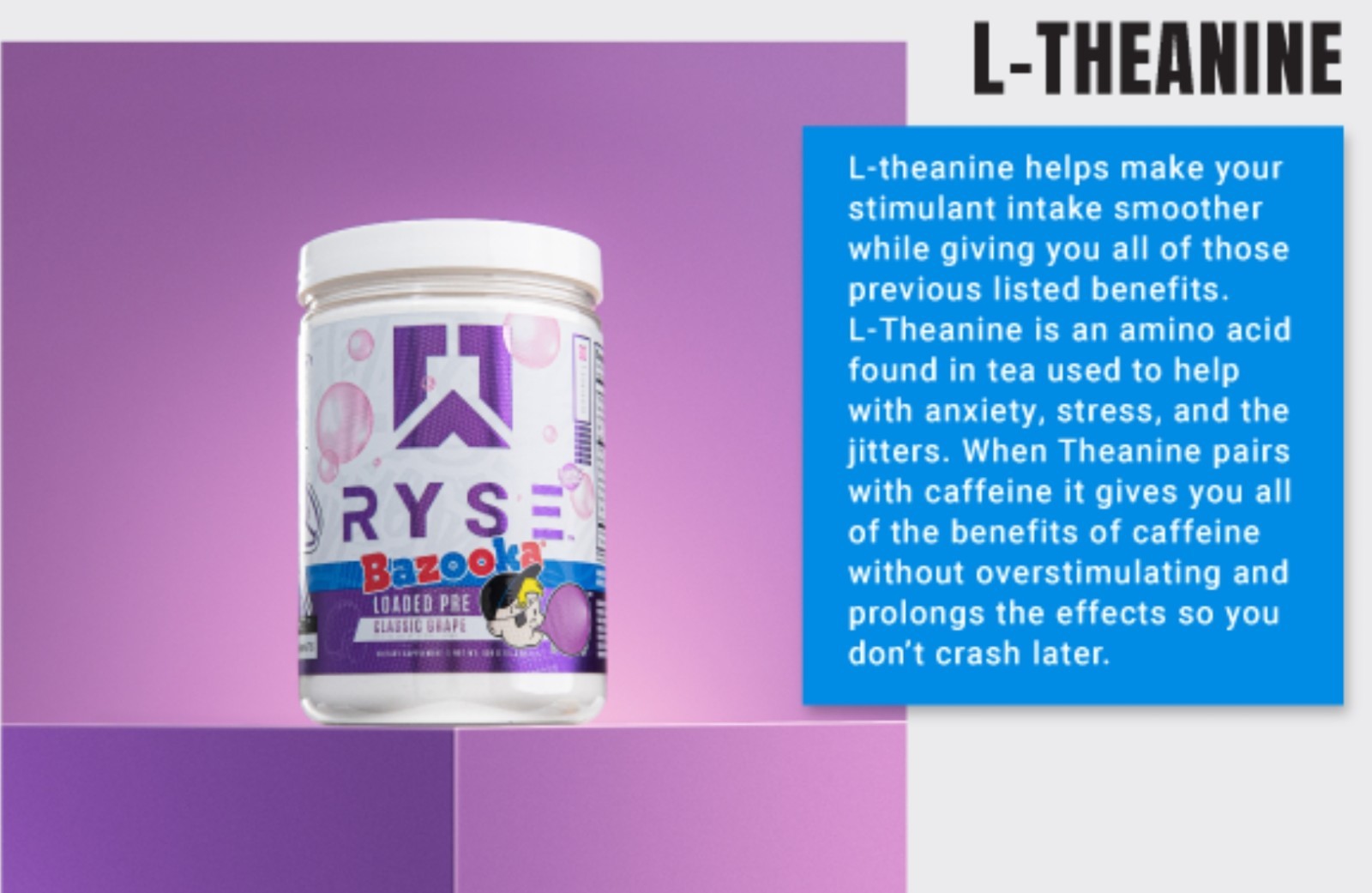Ryse LOADED PRE-WORKOUT 15 oz Size (30 Servings ) Freedom Rocks BEST BY 09/26