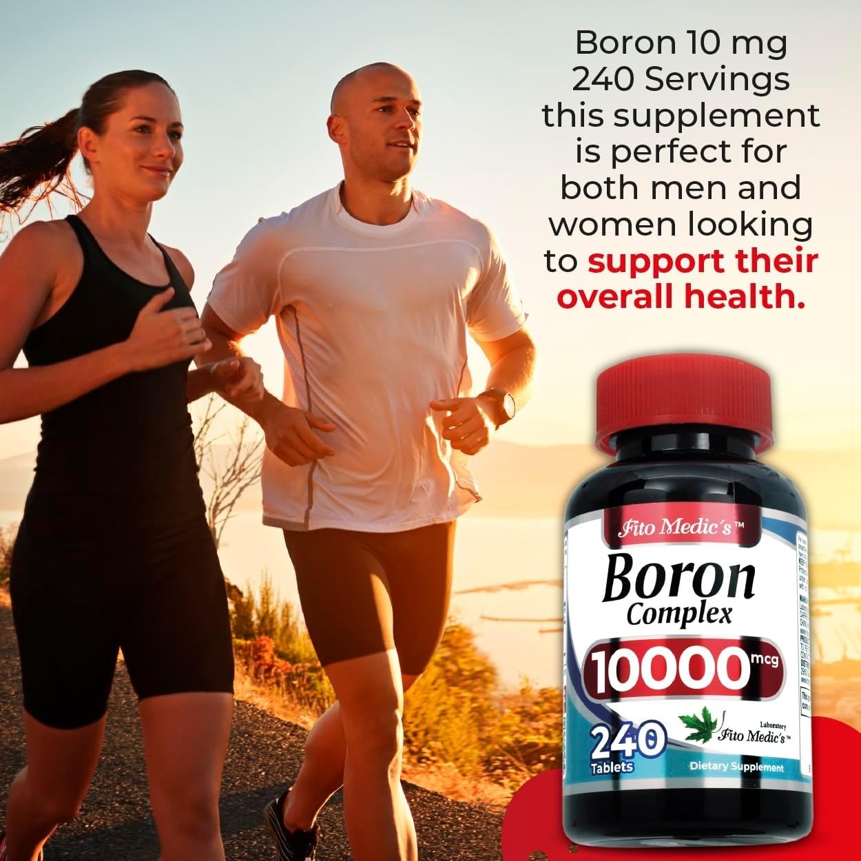 Lab | boron |10 mg | 240 Servings | boron supplement for men | boron supplement
