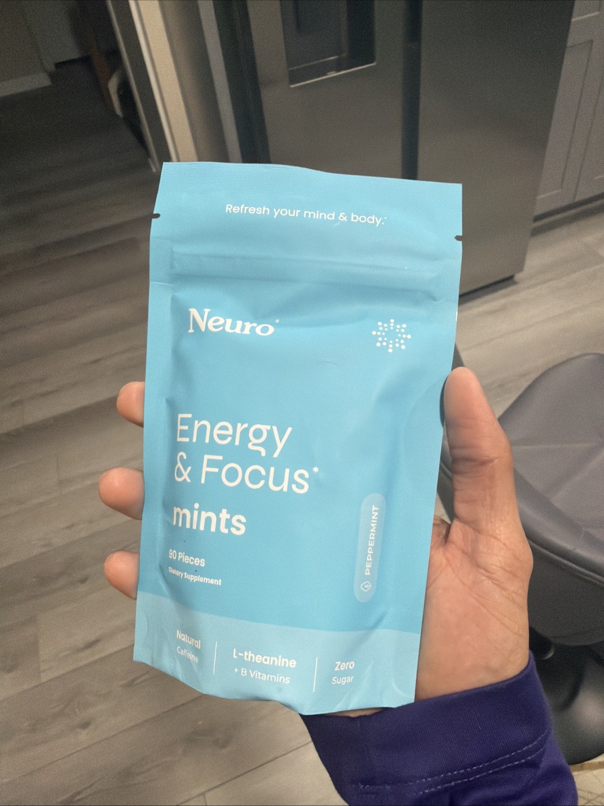 NEW Neuro Mints: Energy & Focus- Peppermint- 90 Pieces