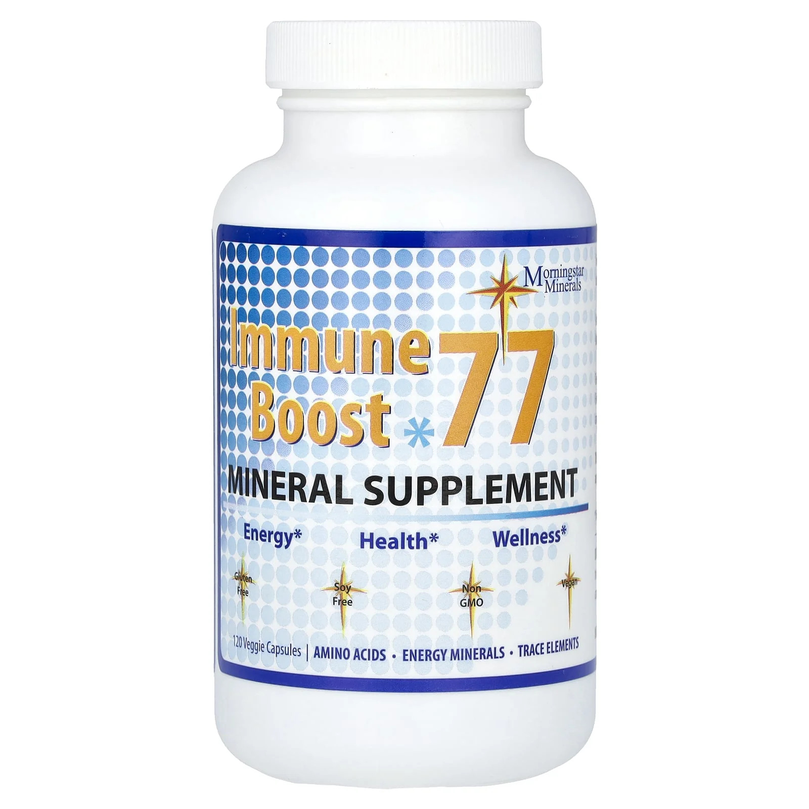 2 X Morningstar Minerals, Immune Boost 77, 120 Veggie Capsules