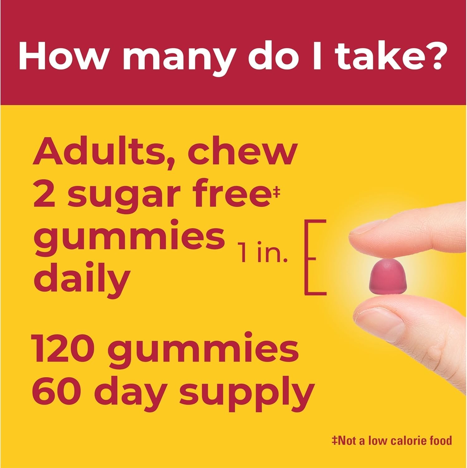Zero Sugar Biotin Gummies for Hair, Skin & Nails – 120 Count