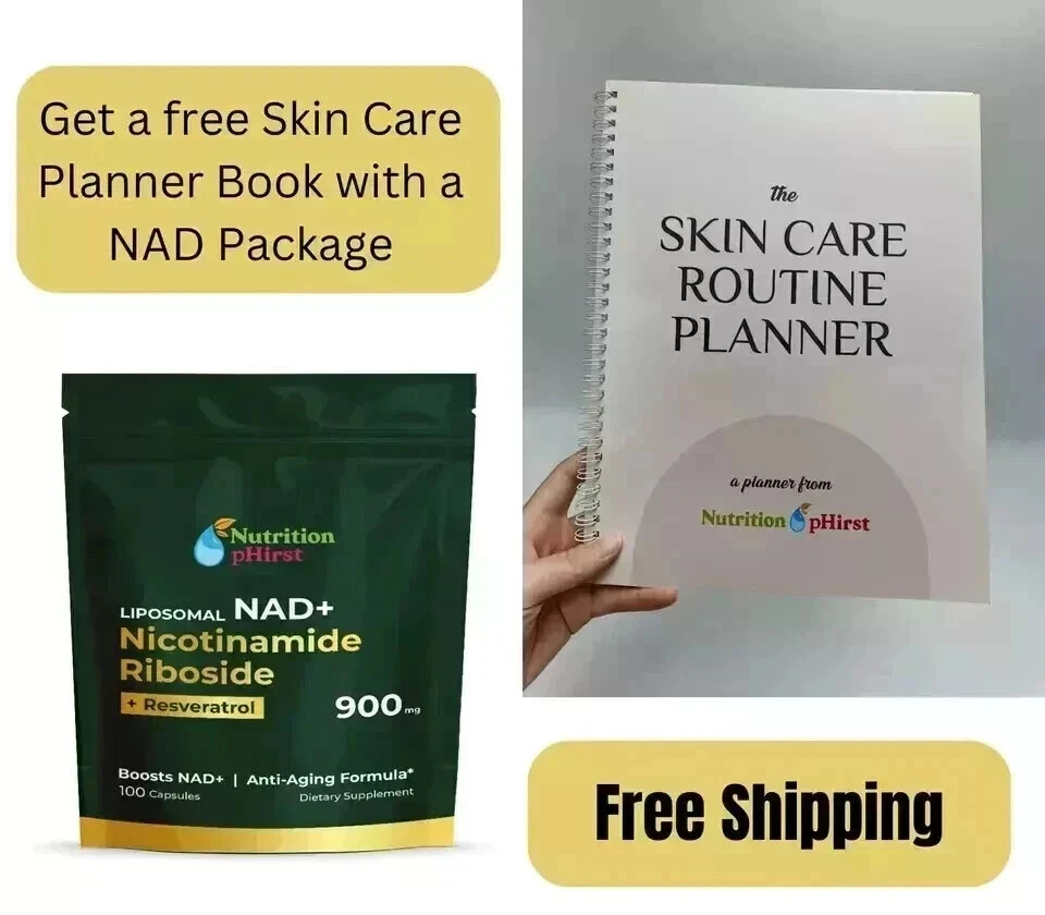 NAD+ Supplement for Anti-Aging Energy Focus & Nicotinamide Riboside Resveratrol