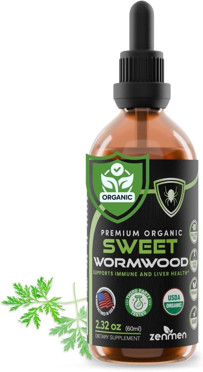 NWT ZenMen Organic Sweet Wormwood Tincture 2.32oz 60ml Exp 02/28