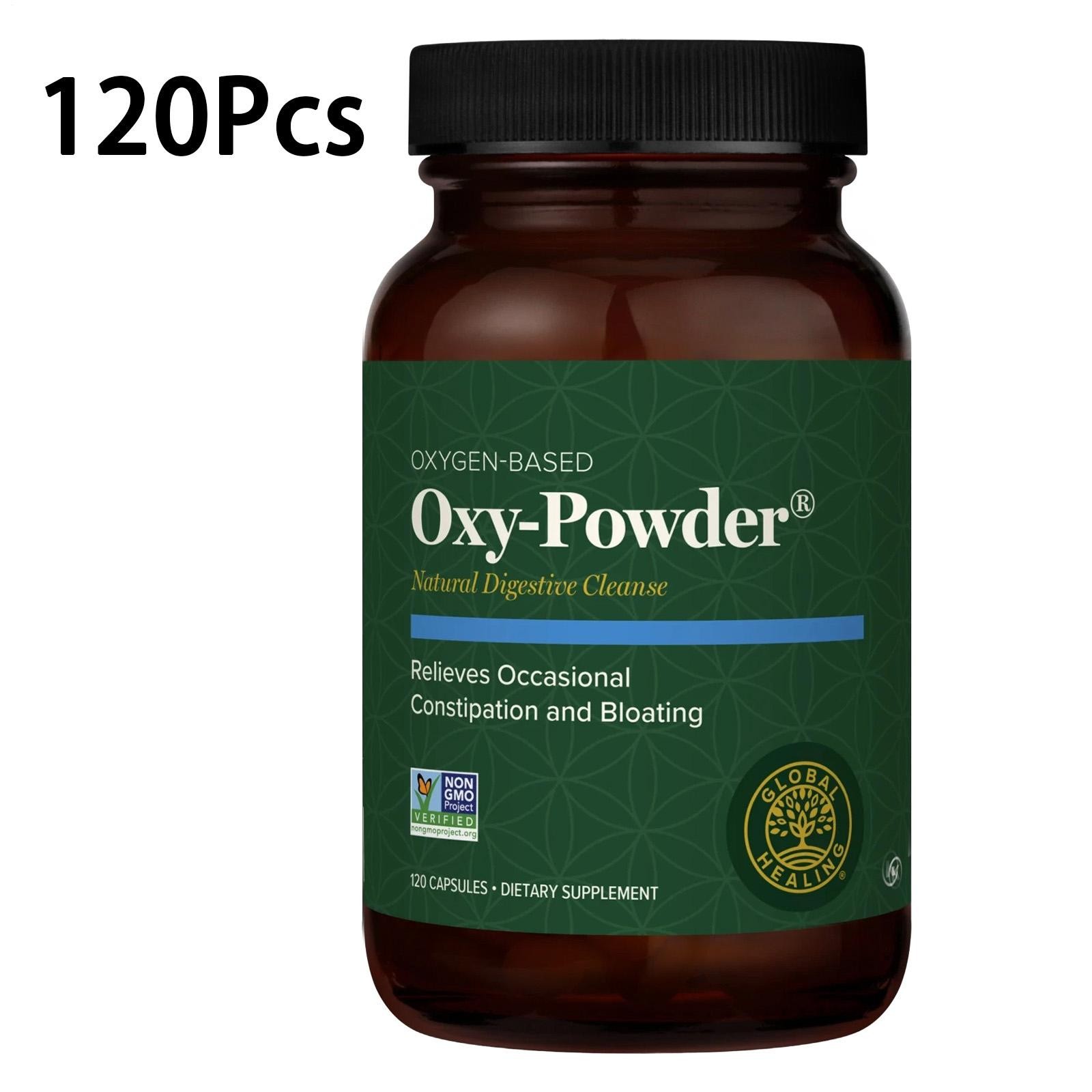Oxy Powder Colon Cleanse & Natural Detox Pills For Constipation Relief – 120 Ct.