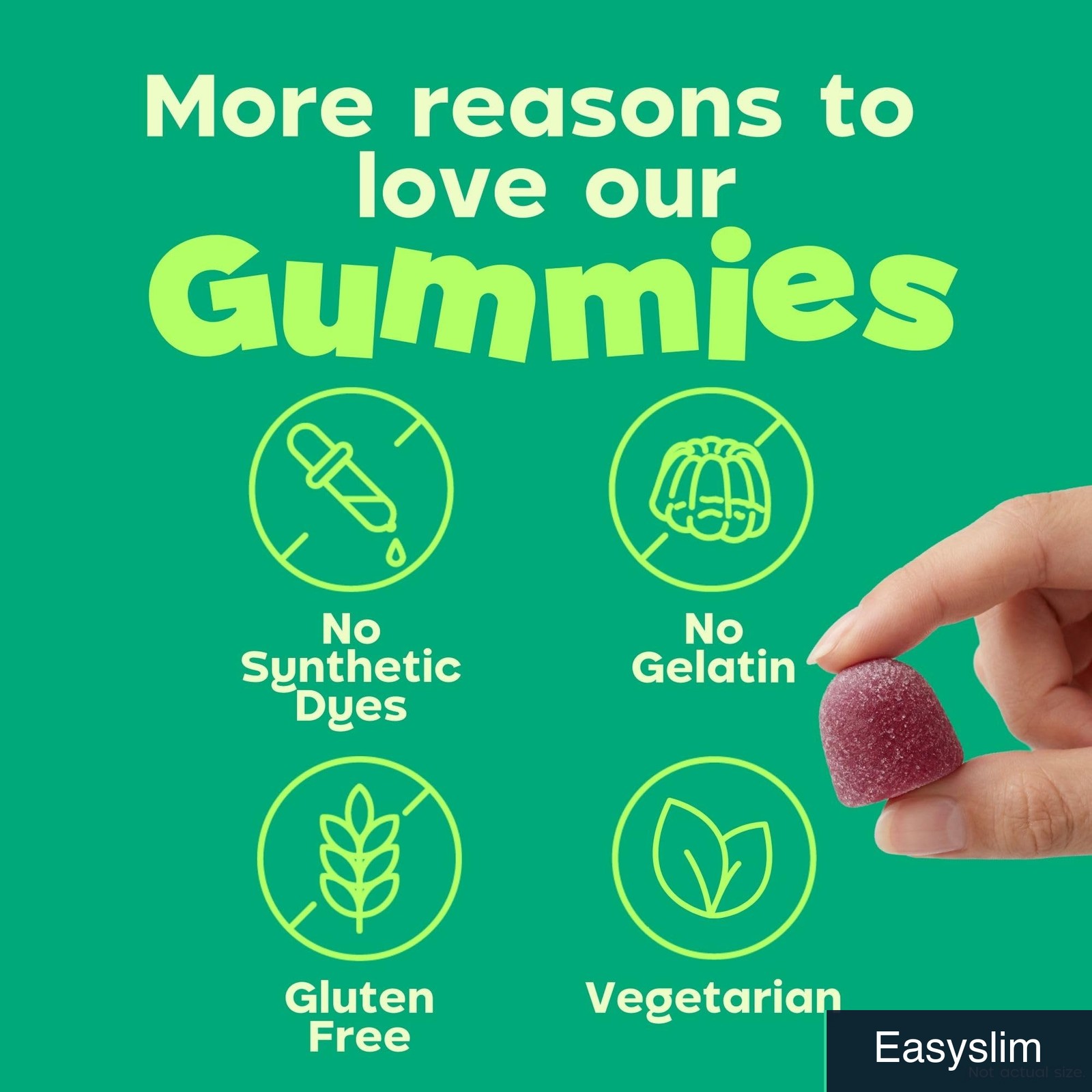 Digestive Support Gummies Magnesium Citrate Berry Flavor 60 Count