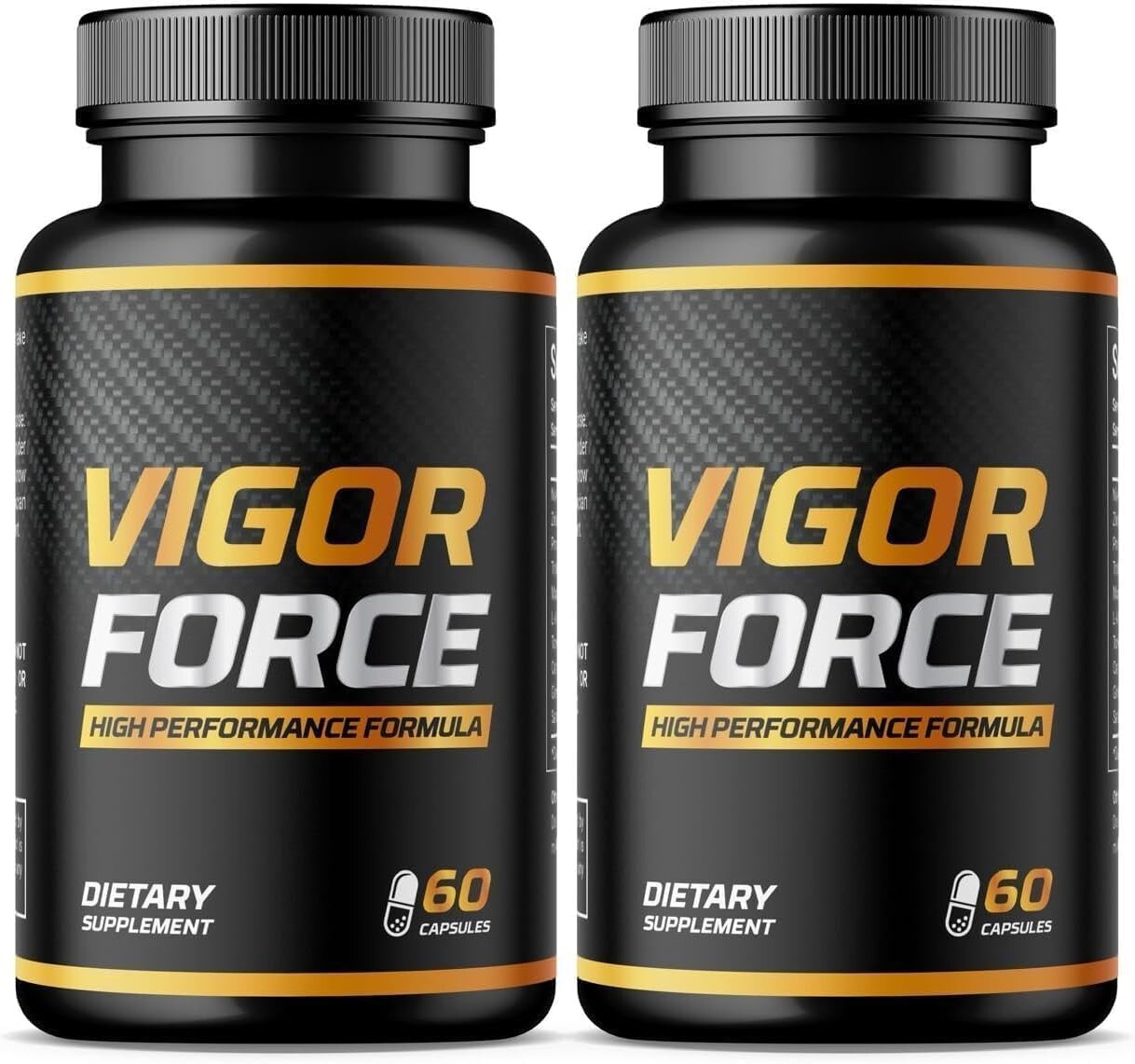 Vigor Force High Performance Formula Dietary Supplement (120 Capsules) 2 Pack