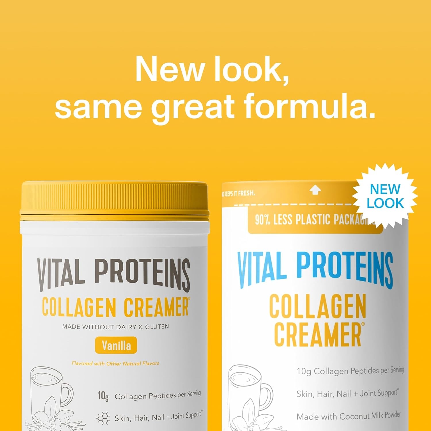 Collagen Peptides Powder Vital Proteins Vanilla Protein Coffee Creamer