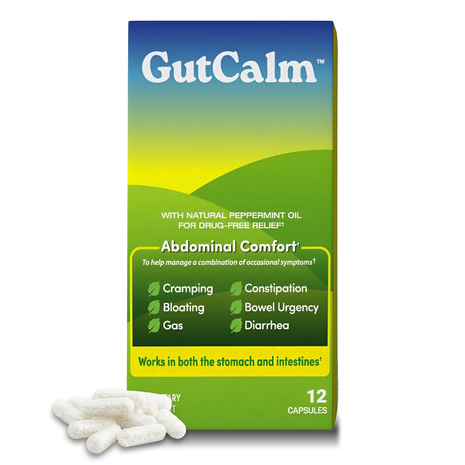 – IBS Relief – Peppermint Oil Capsules – Bloating, Gas, Constipation and Dige…
