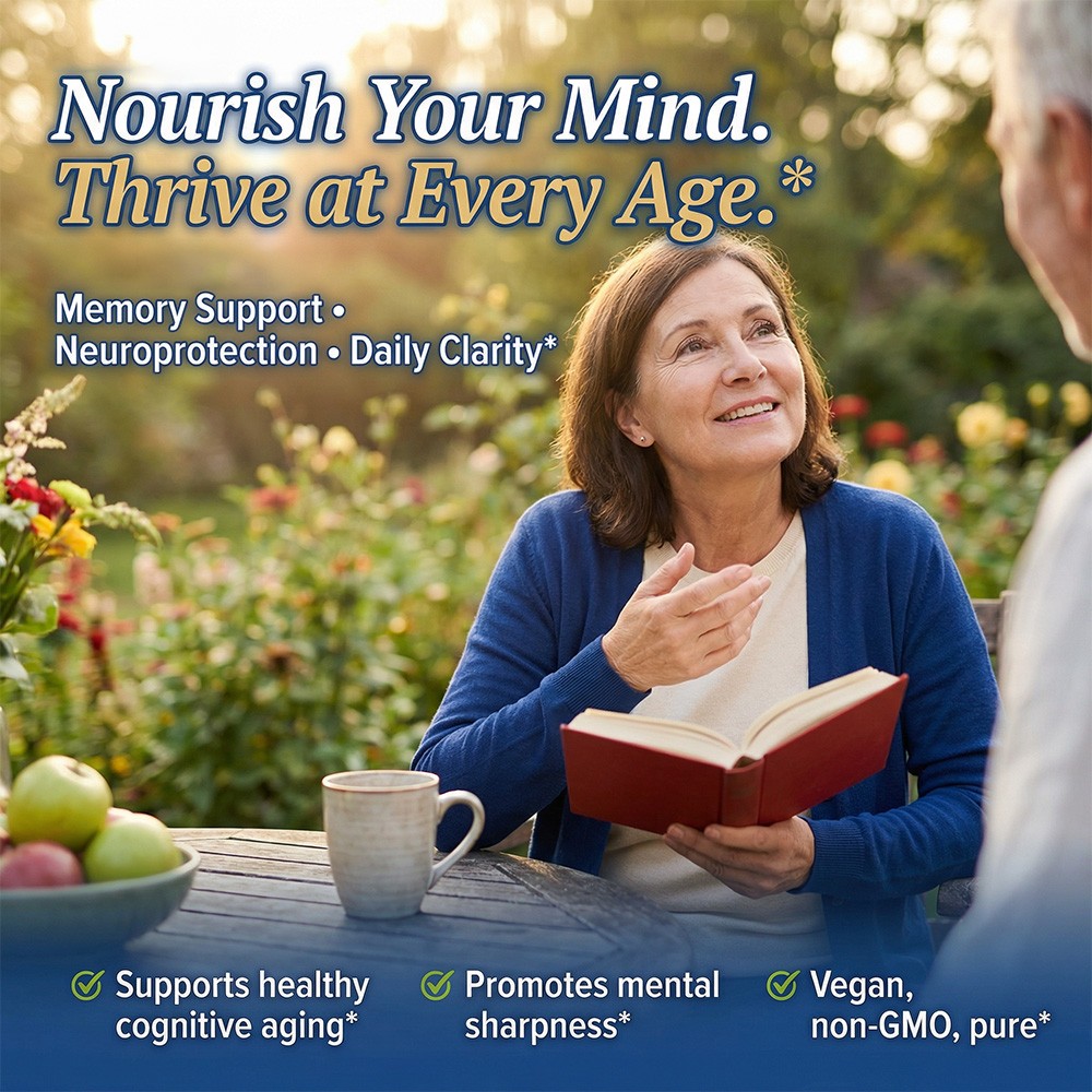 Brain Support Capsules-20mg Apoaequorin + Vitamin D3 for Memory&Focus 30~120Caps