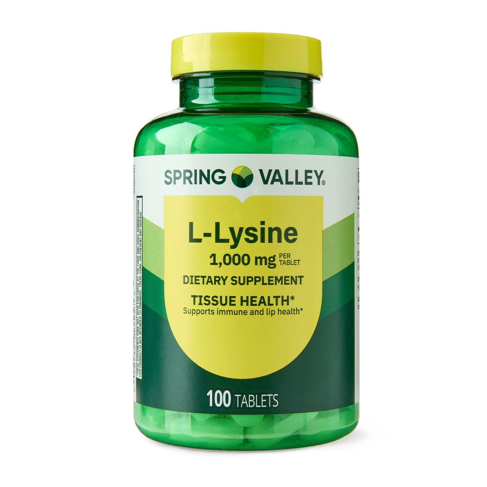 Spring Valley L-lysine Tablets 1000 mg 100 Tablets