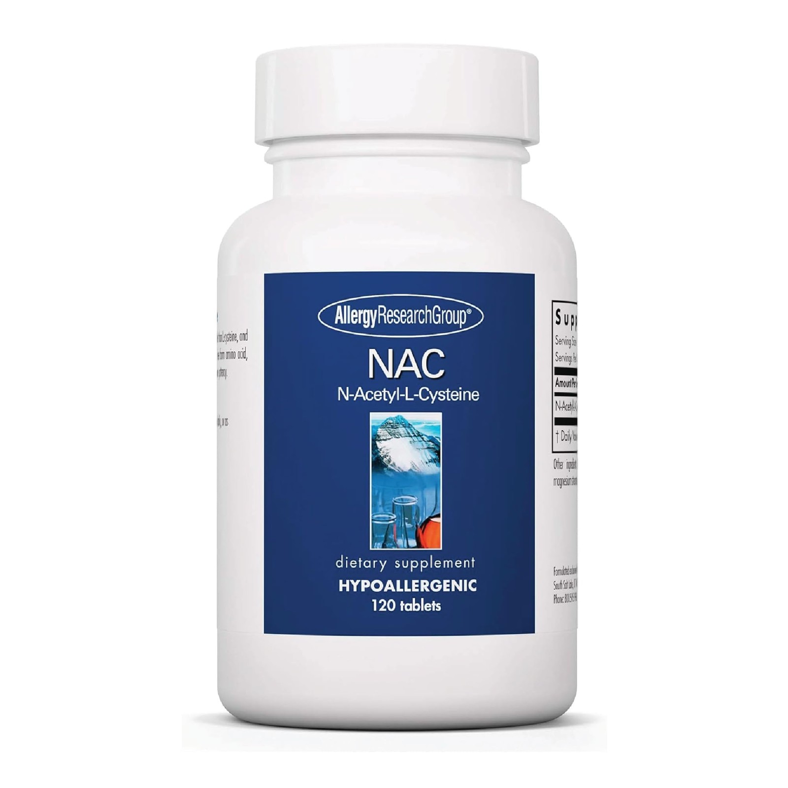 Allergy Research Group Nac Supplement – N-Acetyl-L-Cysteine Glutathione