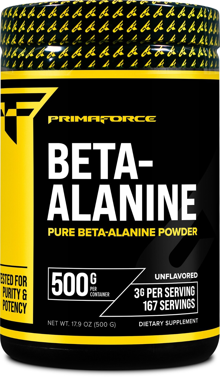 PrimaForce Beta Alanine Powder, Unflavored, 500 Grams, 167 Servings
