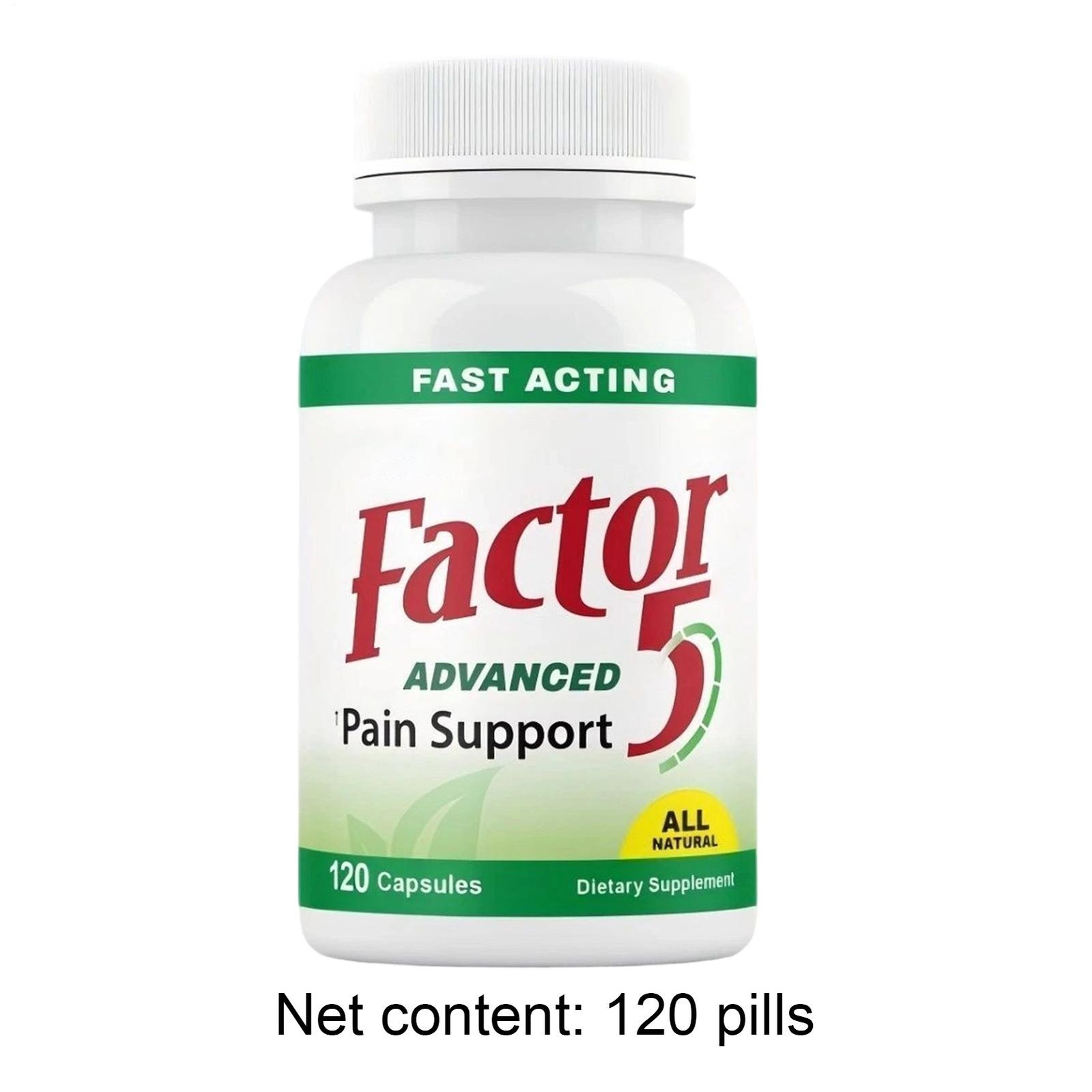 Med Free Living Factor 5 -Natural Joint & Muscle Support Complex – 120 Capsule1