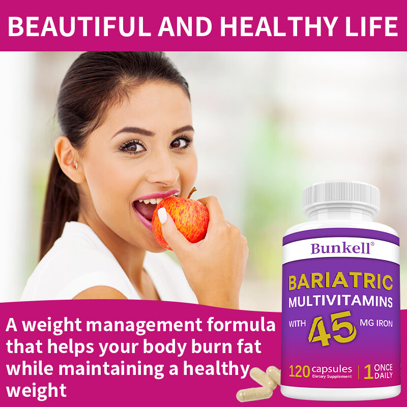 Multivitamins Bariatric Capsules With 45Mg Iron,Balance healthy Weight Levels