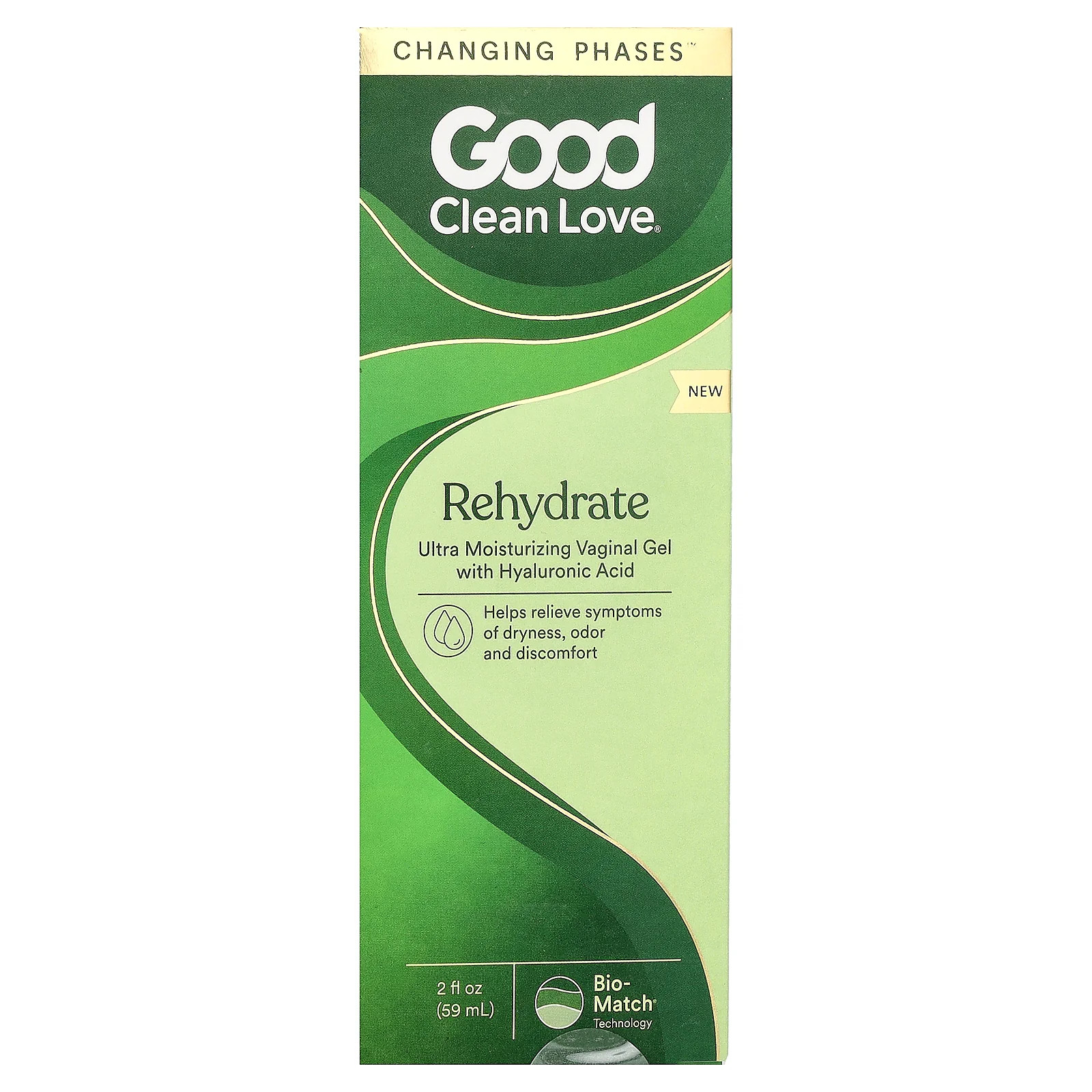 2 X Good Clean Love, Rehydrate, Ultra Moisturizing Vaginal Gel, 2 fl oz (59 ml)
