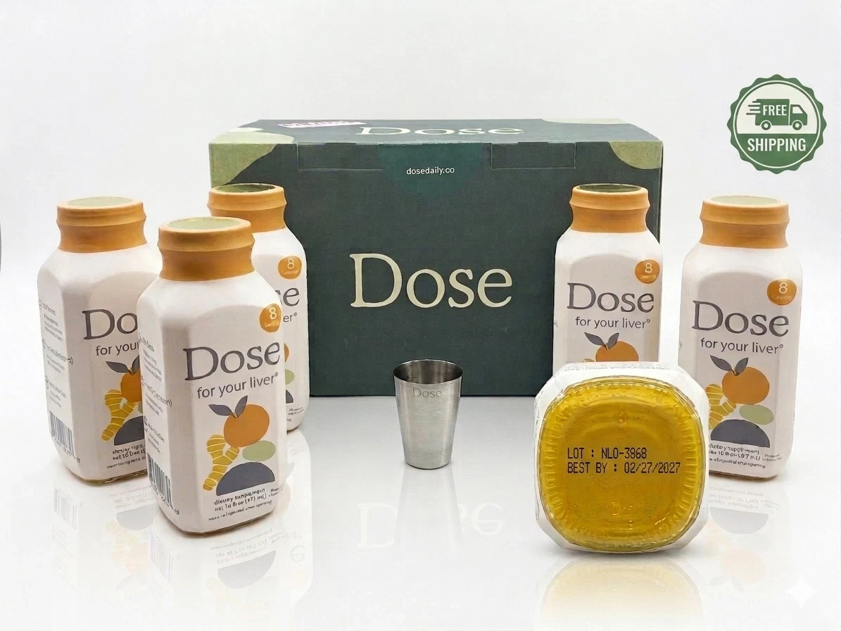 DOSE For Your Liver – Optimal Liver Function/Liver Cleanse 16oz x 6PACK Exp 2/27