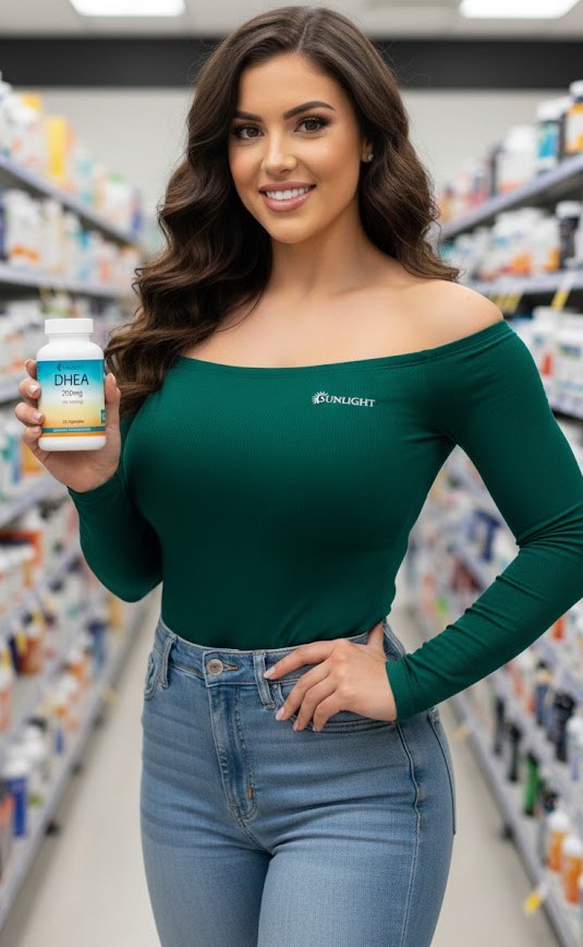 DHEA Capsules – 200mg Serving – A Smart Choice by Sunlight