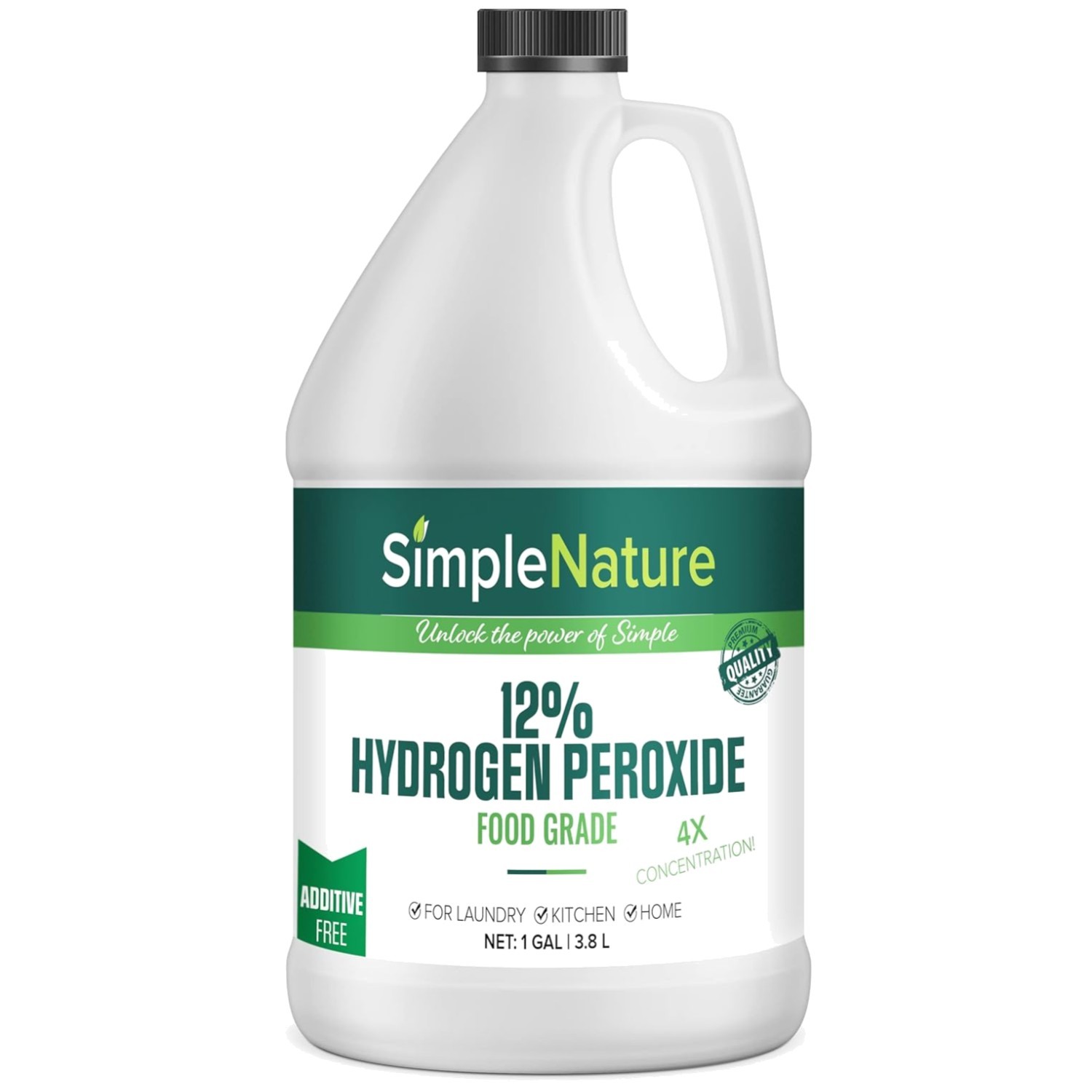 Concentrated Hydrogen Peroxide – 1 Gallon – Clean & Natural