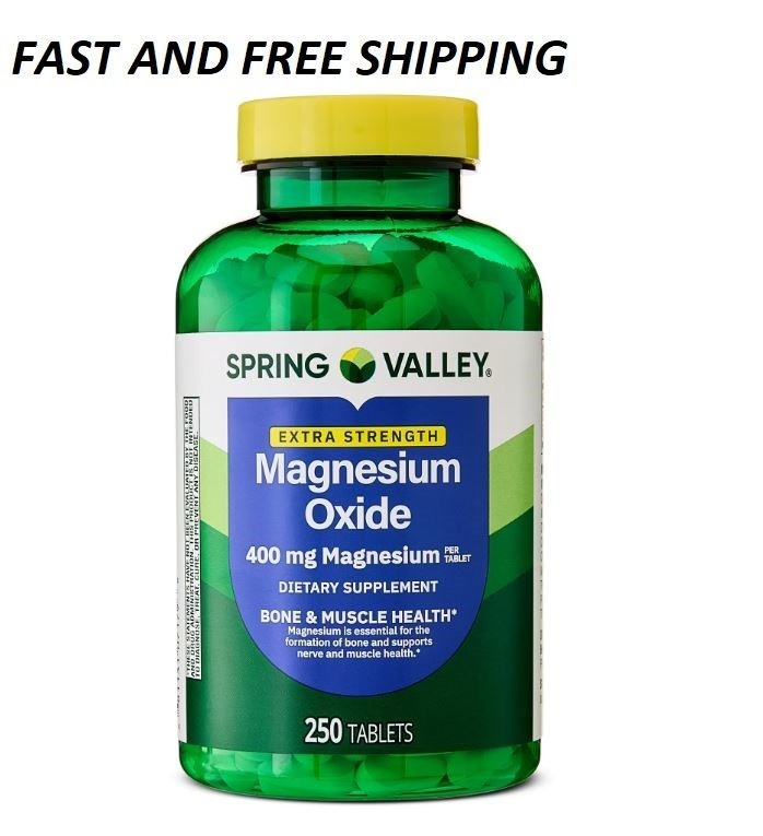 Spring Valley Extra Strength Magnesium Dietary Supplement 400 Mg 250 Count