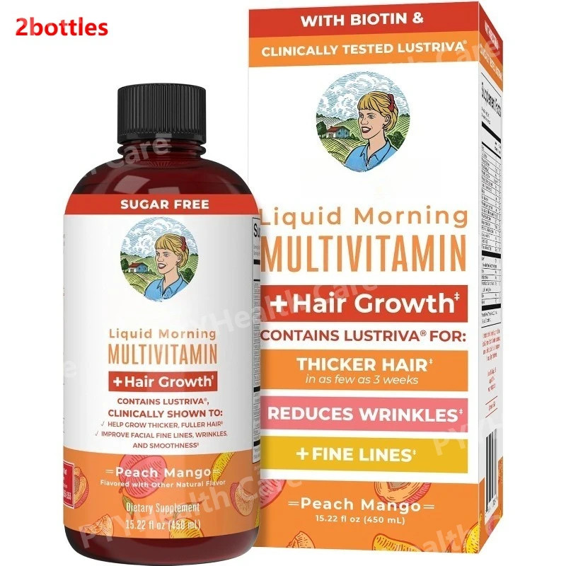 with Multivitamin Liquid Biotin and Vitamin B Complex Supports Healthy Hair