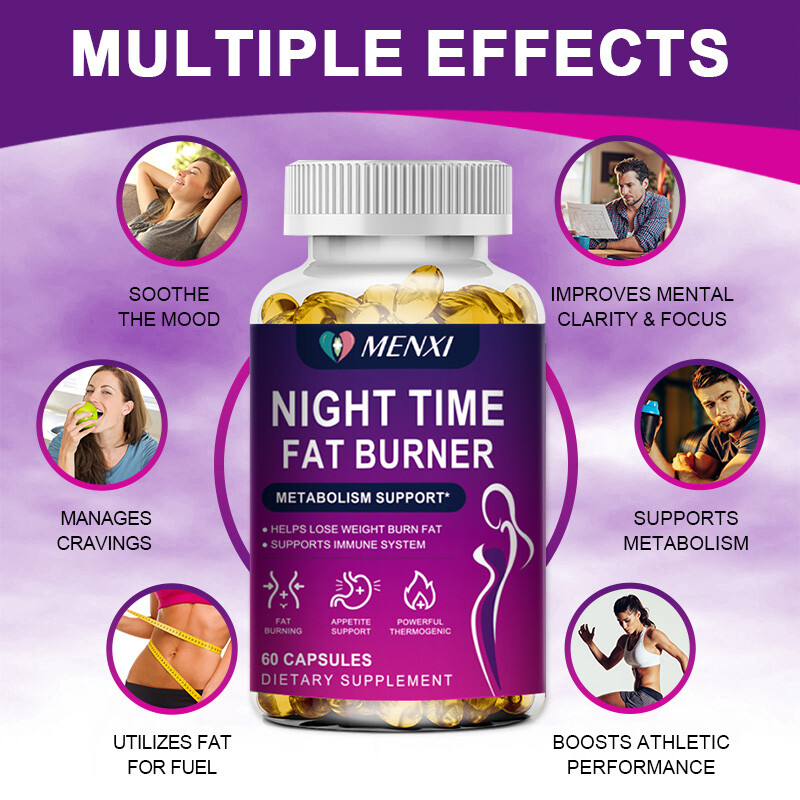 Night Time Fat Burner Supplement For Burn Fat Weight Loss Body Management