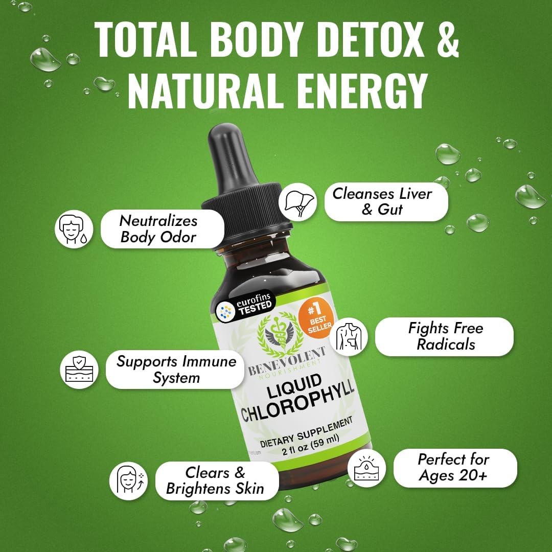 Chlorophyll Supplement Natural Antioxidant Immune Wellness Whole Body Balance
