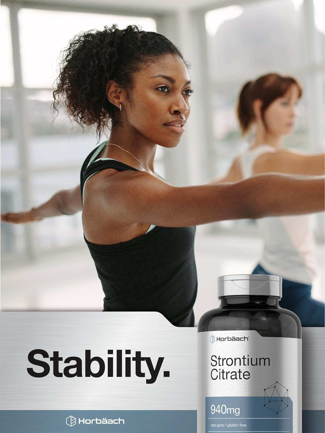 Strontium Citrate 940 Mg | 180 Capsules | Non-Gmo & Gluten Free Supplement | by