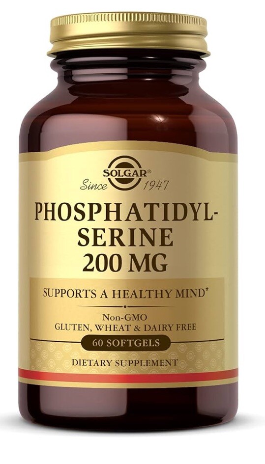 Solgar Phosphatidylserine 200 mg, 60 SoftgelsExp07/2026