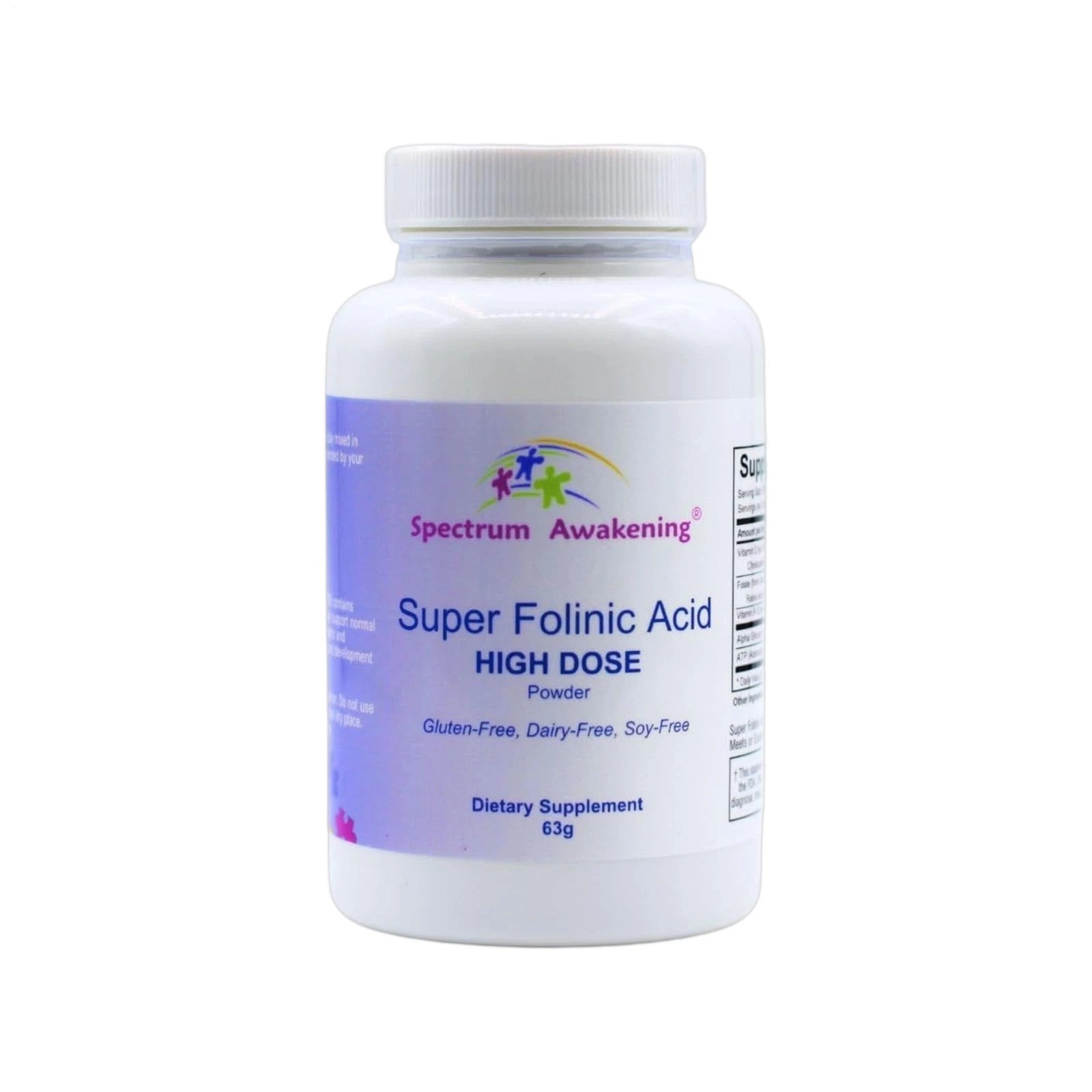 Spectrum Awakening Super Folinic Acid High Dose Powder 63g LATEST