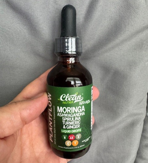 Clean Nutraceuticals Moringa Liquid Drops 2oz EXP 05/27