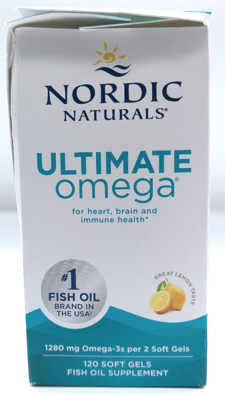 Noric Naturals Ultimate Omega, 120 Lemon Flavored Soft Gels, Exp. 8/27