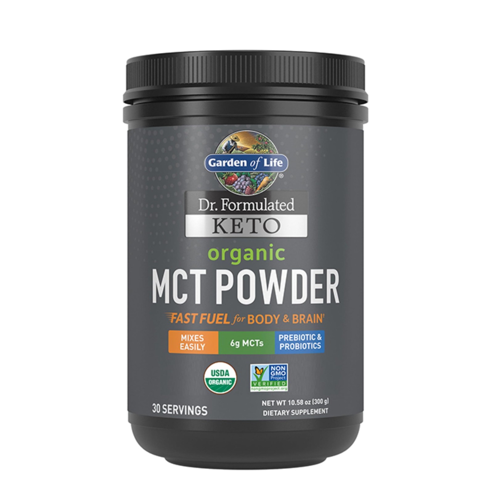 Garden of Life Dr. Formulated Organic MCT 10.58 Ounce (Pack 1), No Color