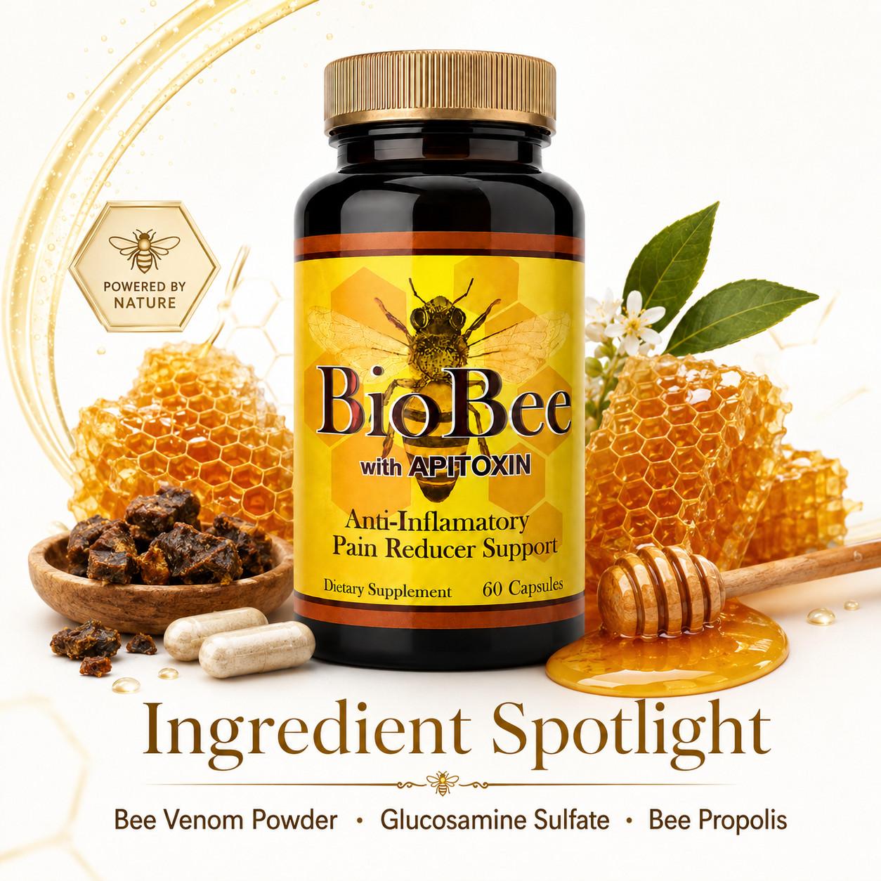 Biobee support joint support Bee Therapy Arthritis Muscle Relief Pills
