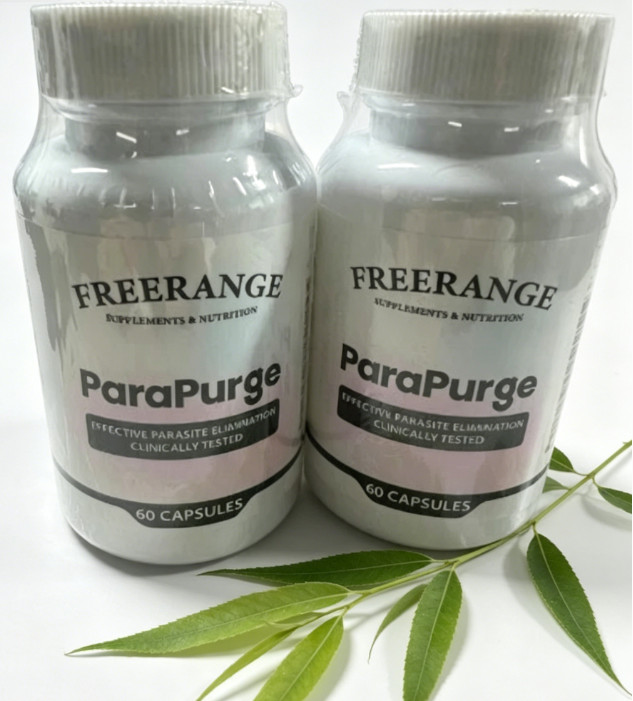 FreeRange ParaPurge Advanced Parasite Cleanser Para Purge 60 Capsules 3 Pack