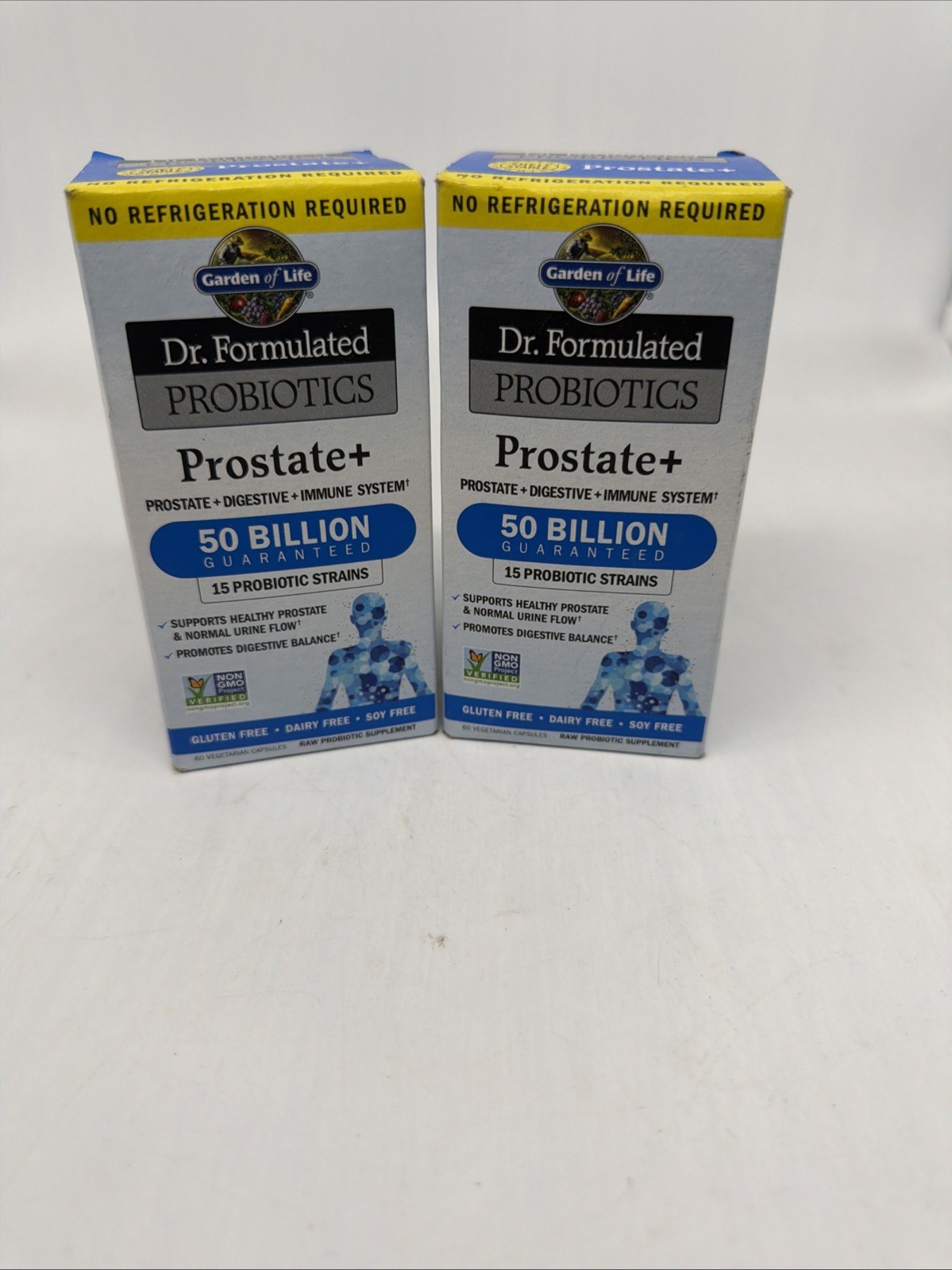 2/Garden of Life Dr. Formulated Probiotics Prostate+ 50 Billion 120 Veg Capsules