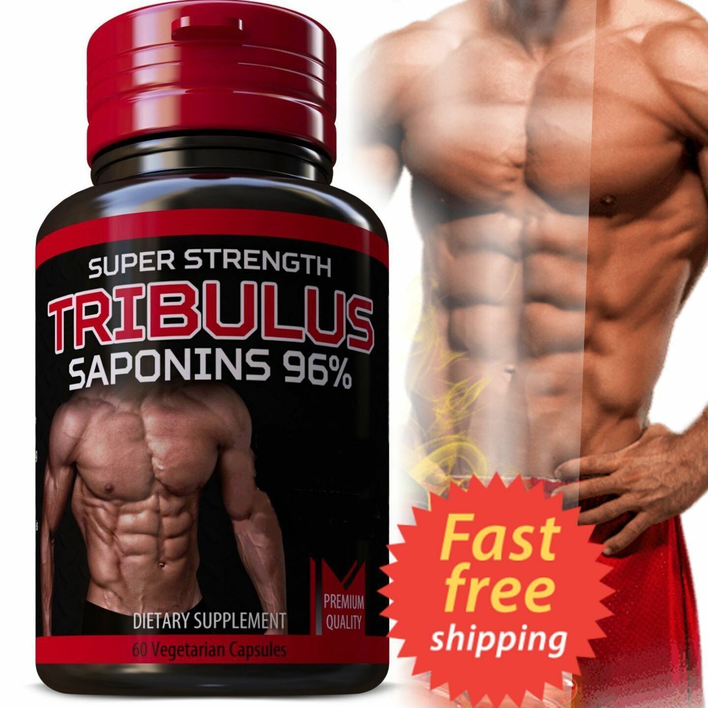 TRIBULUS TERRESTRIS 7500mg EXTRACT 96% SAPONINS SUPPLEMENT