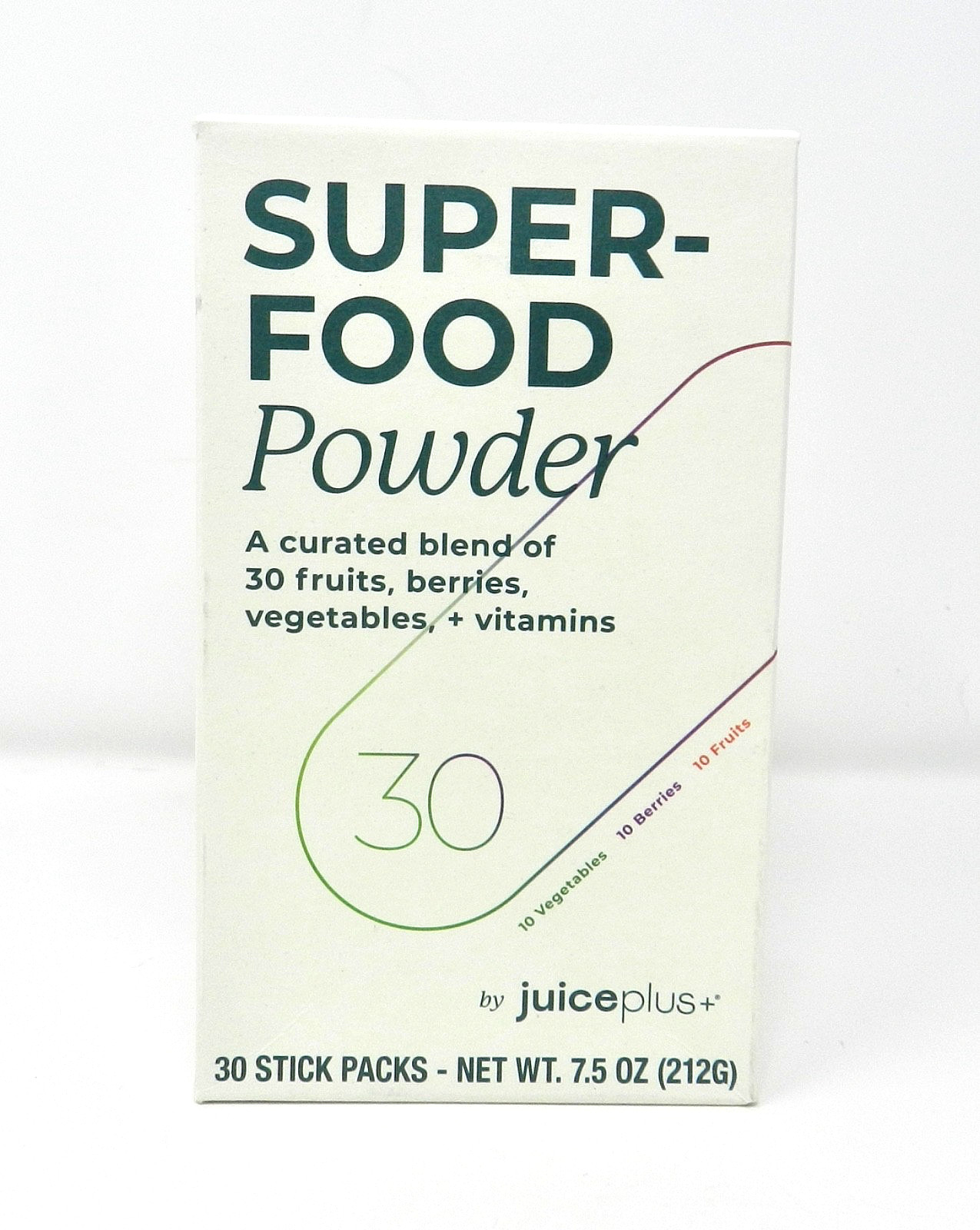 Juice Plus+ Superfood Powder Drink Mix 30 Stick Packs New in Box