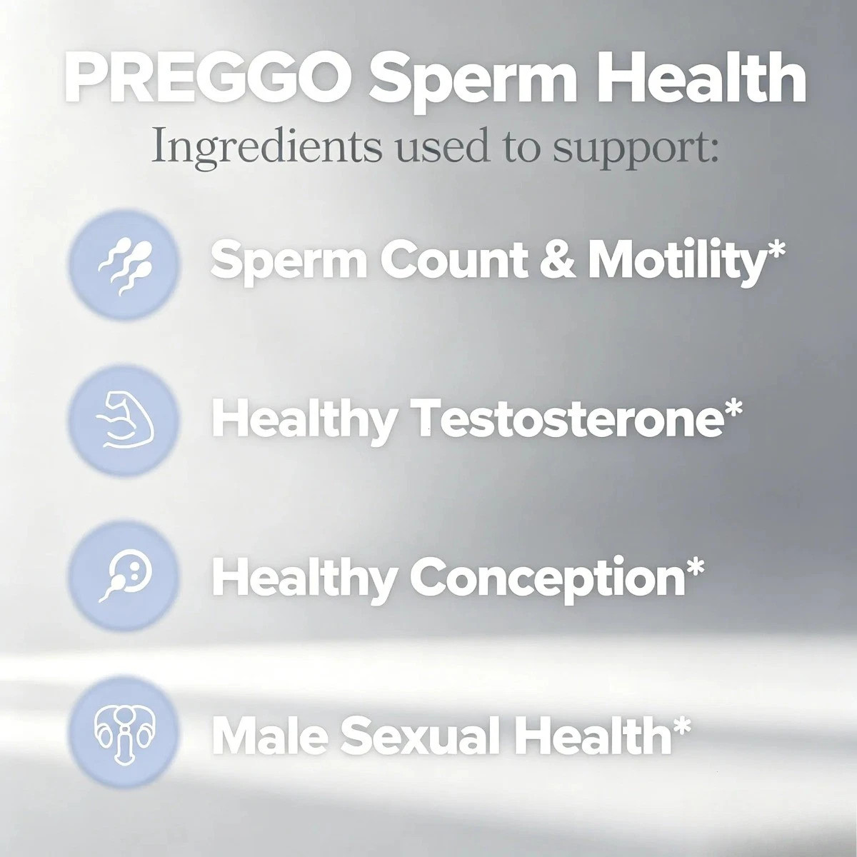 3 Pack PREGGO O-Positive Sperm Health Boost Capsules – 180 Count For Men**-