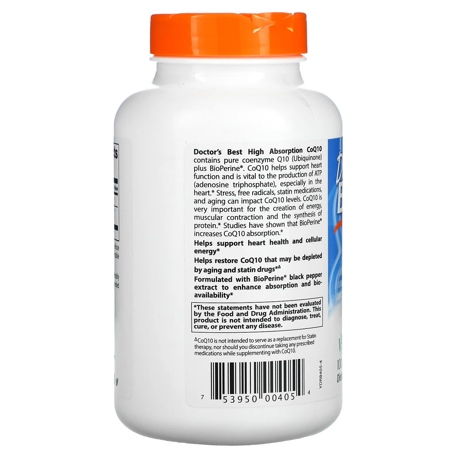 2 X Doctor’s Best, High Absorption CoQ10 , 100 mg, 360 Veggie Caps