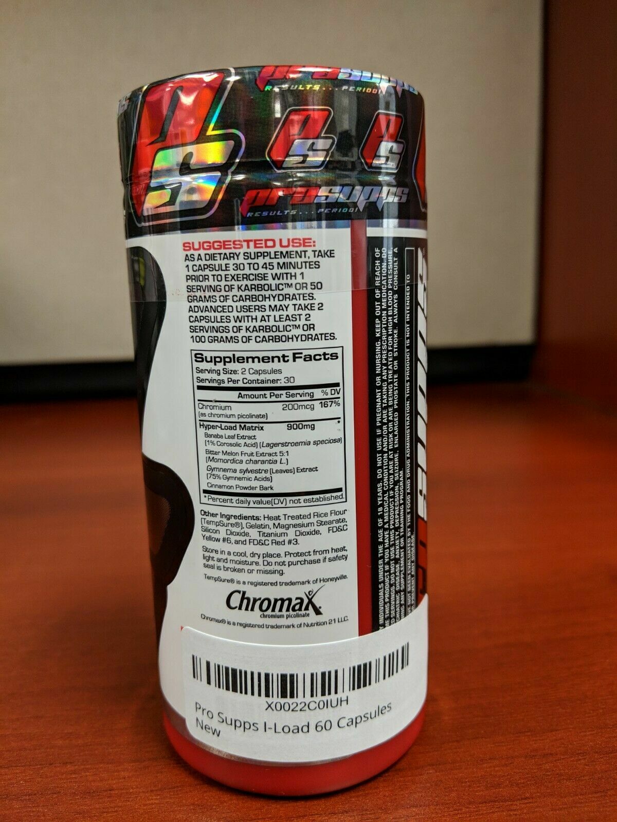 Pro Supps I-LOAD Muscle Pump Insulin Carb Glucose Maximizer 60 caps (4 Pack)