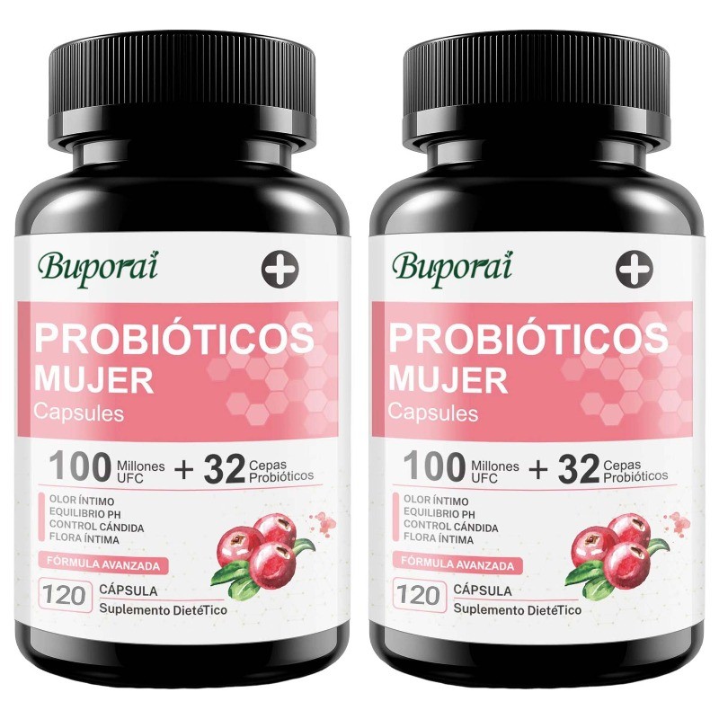 PROBIOTICOS MUJER 240pcs, Reduces Odor, Supports Digestive and Vaginal Health