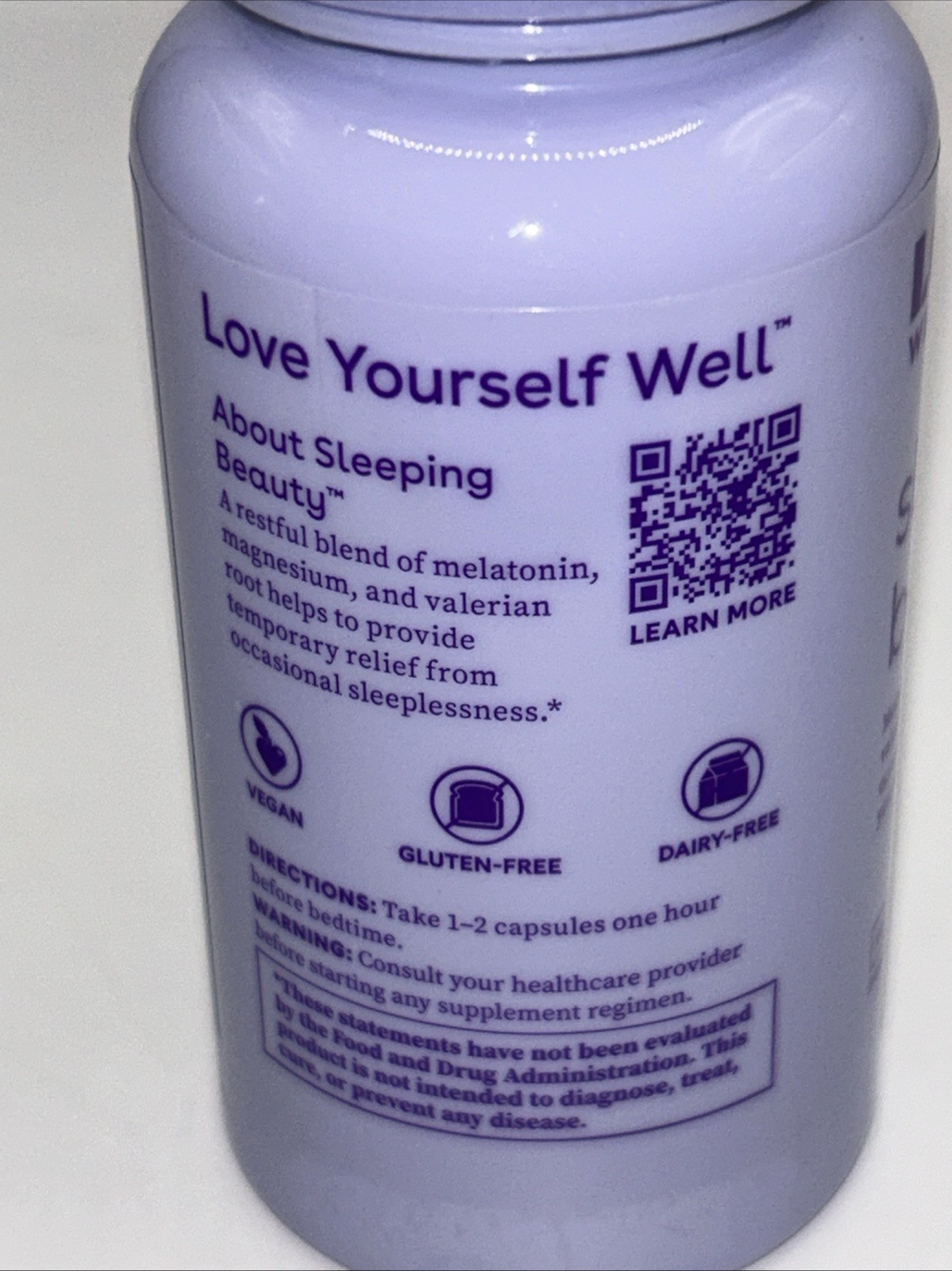 Two Bottles, Love Wellness Sleeping Beauty – 60 Capsules – Expires 09/2027